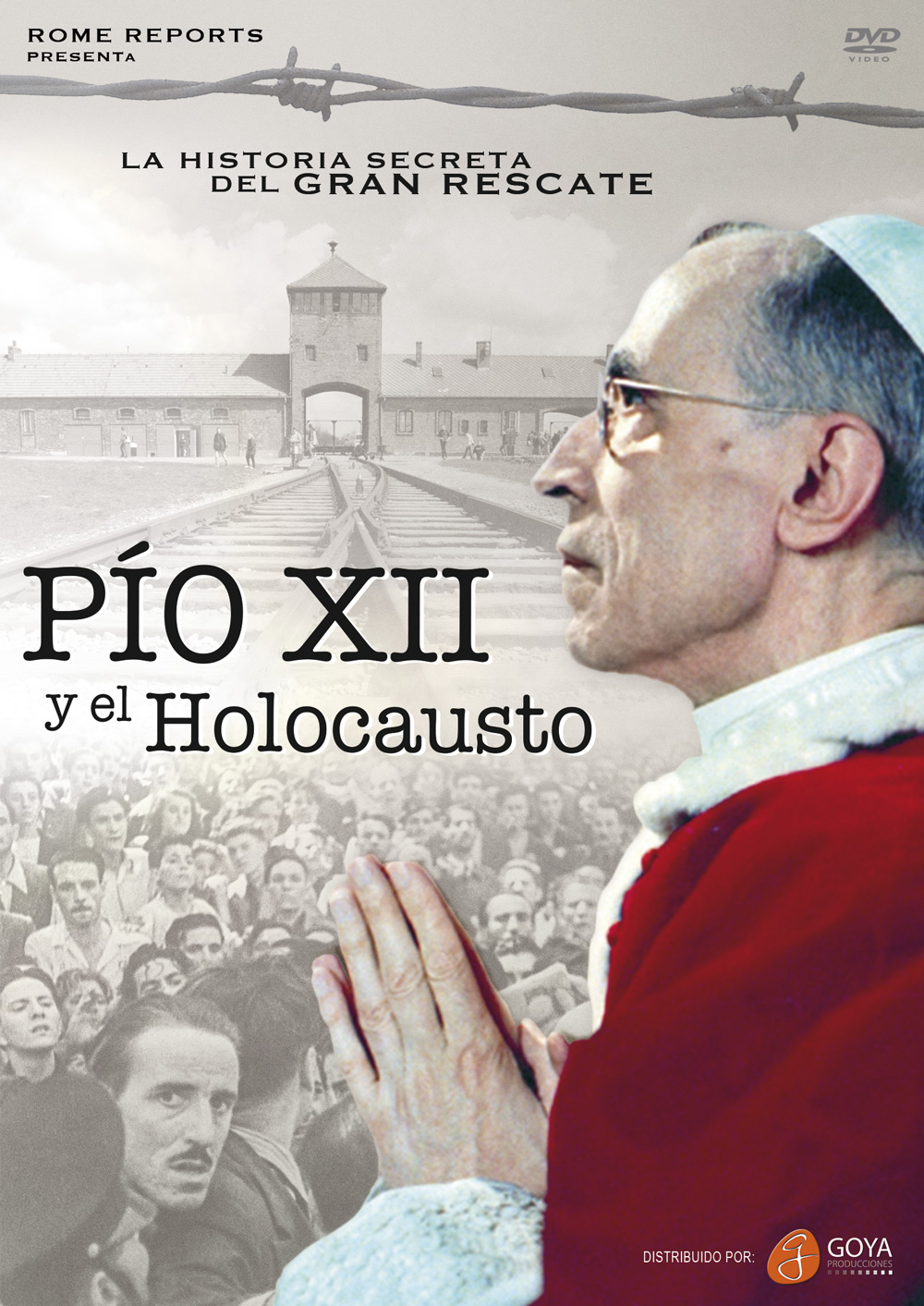 cartel documental PIO XII Y EL HOLOCAUSTO. La historia secreta del Gran Rescate