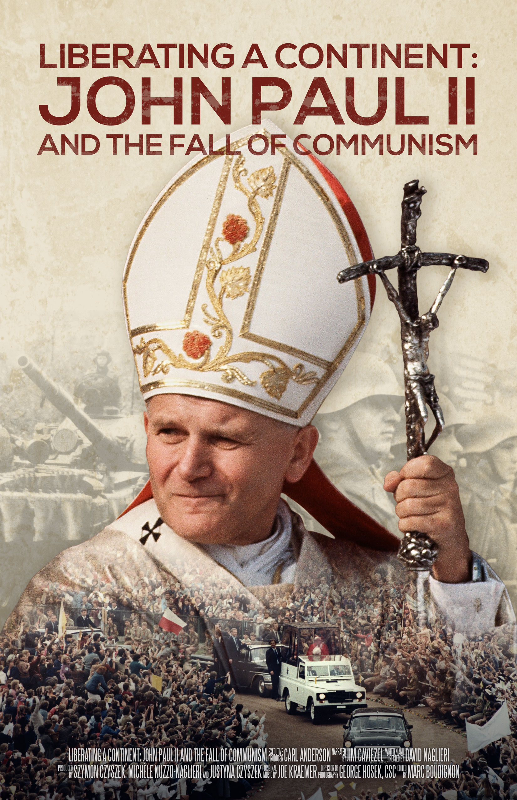 documentary poster Liberating a Continent. John Paul II and the Fall of Communism