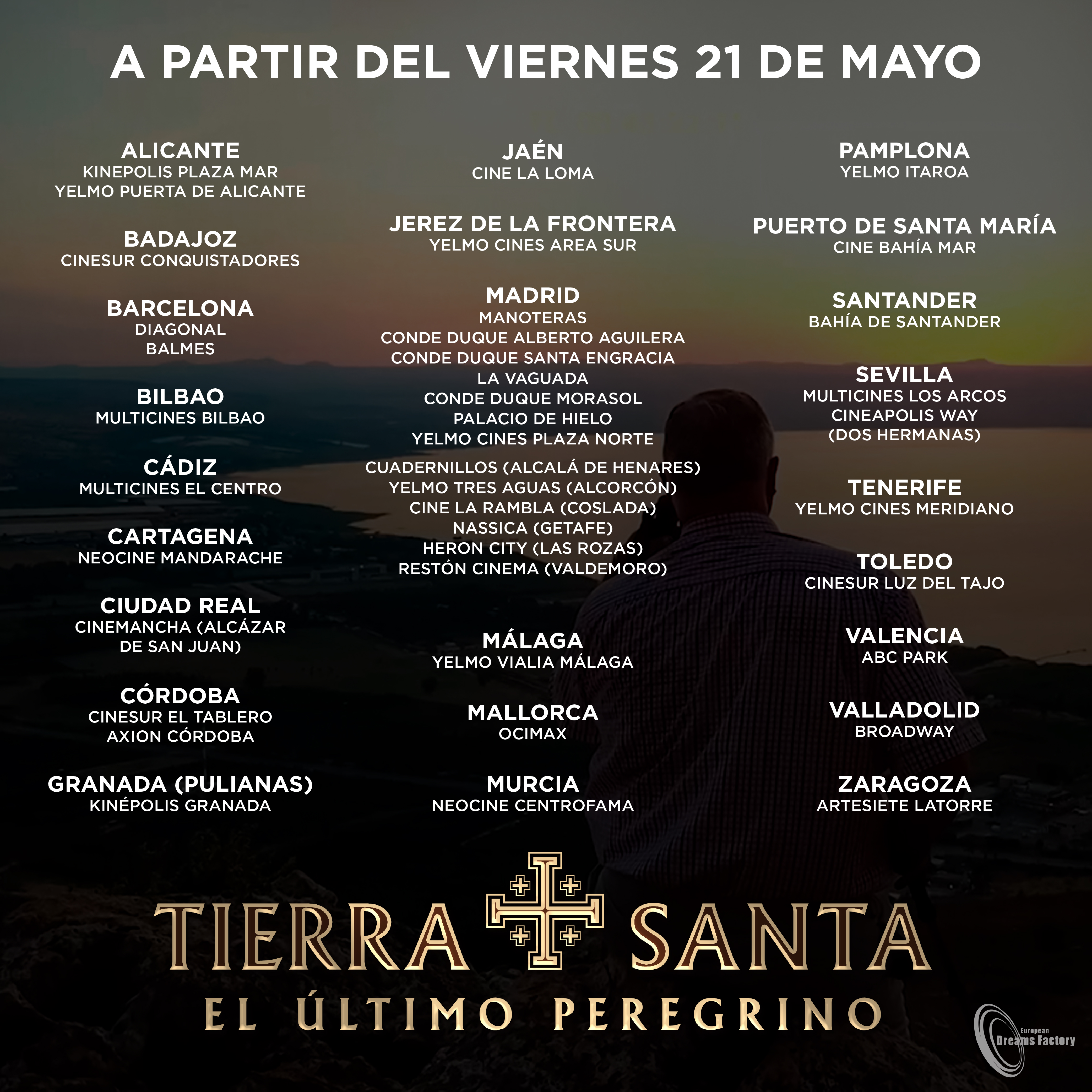 creatividad_global_primera_semana Cartelera cines Tierra Santa El último peregrino