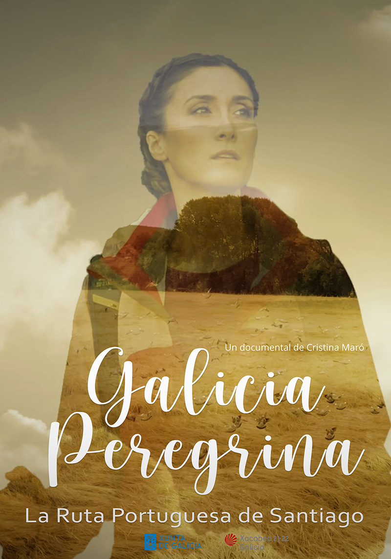 Cartel Galicia Peregrina La Ruta Portuguesa de Santiago