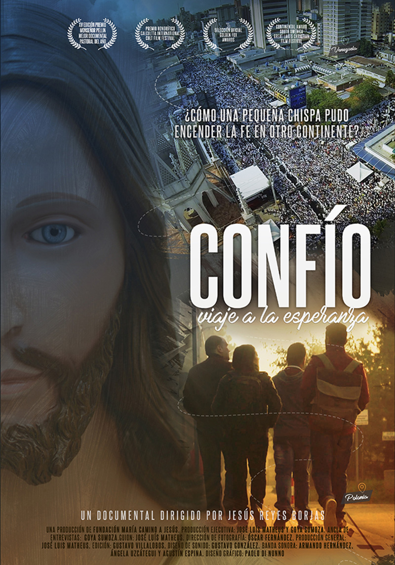 Cartel Confío. Viaje a la Esperanza